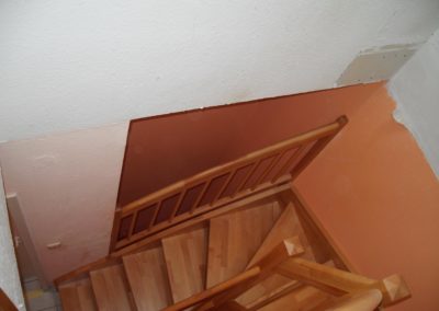 Raumsparende Treppe